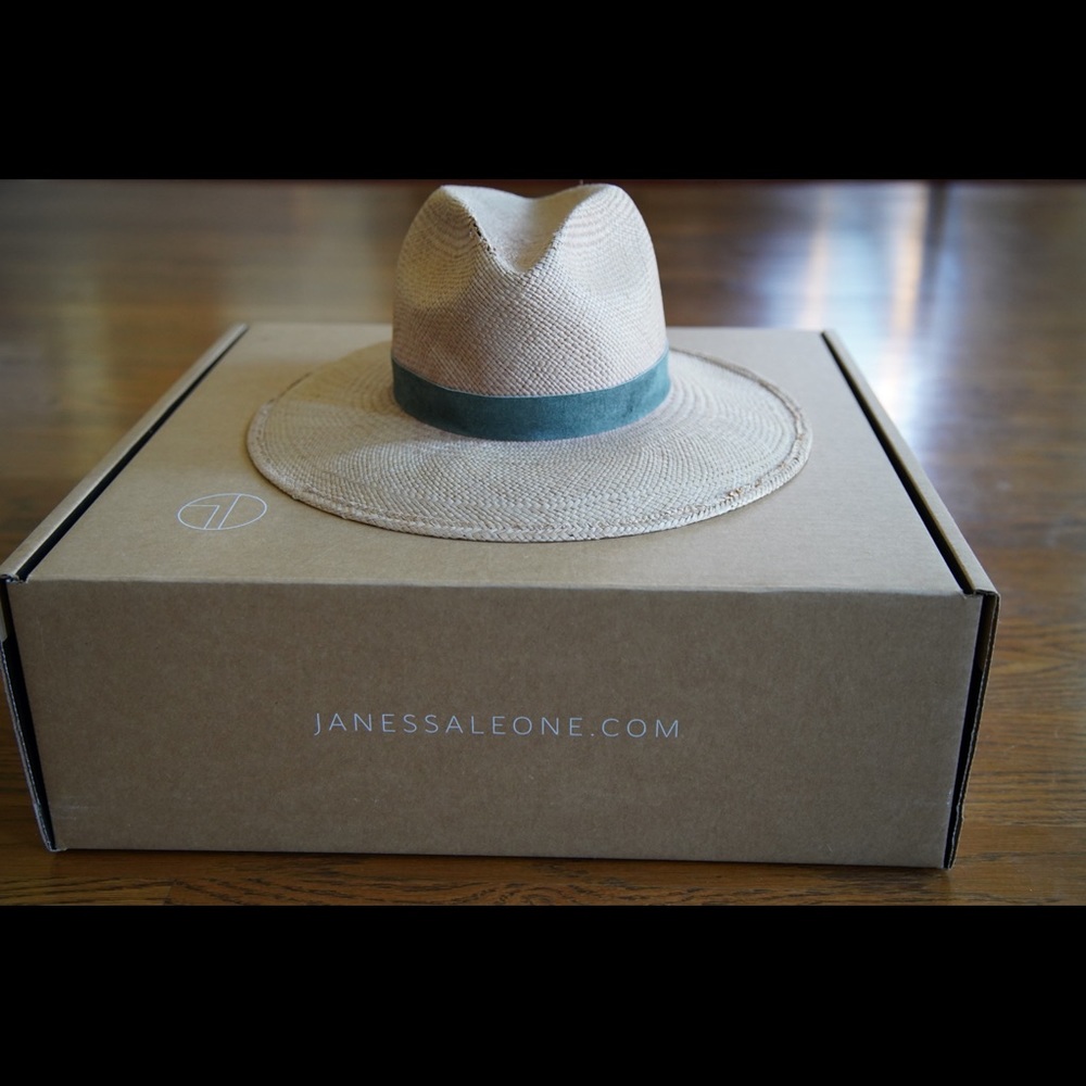 Janessa Leone Panama Straw Hat